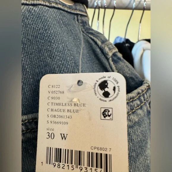 NWT Free People We The Free Moxie Pull-On Barrel Jeans Timeless Blue 27, 29, 30 - Picture 17 of 17